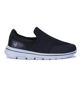 Volis 24132-M Syh-Gri Bağsız Yazlık Erkek Sneaker Spor Ayakkabı (Siyah)