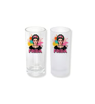 Ghostbastır Design Frida Kahlo Buzlu / Buzsuz Seçenekli Rakı Bardağı – 1 Adet Şık Sunum Bardağı 0132
