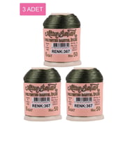 3 Adet Altınbaşak Oya ve Dantel İpi 20 gr - Royaleks - No: 367