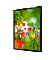 Lalelerin Dansı Çerçeveli Mdf Tablo