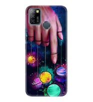 INFINIX Smart 4 5 6 Zero 8 S5 Pro Kılıf Desemli Silikon Finger planet 1740