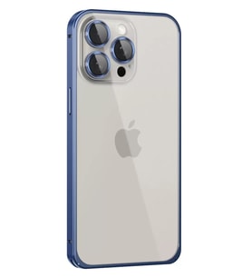Iphone 15 Metal Bumper Mat Kapak - Lacivert