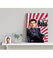 BK Gift Kişiye Özel Godfather Baba Tasarımlı Kanvas Tablo-21