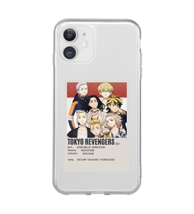 Iphone 11 Uyumlu Tokyo Revengers Poster Tasarımlı Şeffaf Telefon Kılıfı