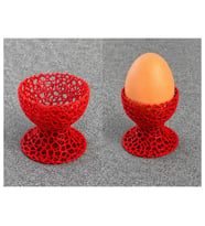Alvera 3d Collection 6'lı Dekoratif Yumurtalık Seti Modern Tasarım Yumurtalık 3D Baskı Kahvaltılık Yumurta Standı Renk Seçenekli