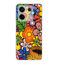 PrintiFy Xiaomi Redmi Note 13 Pro 5G ile Uyumlu Retro Color 2  Kamera Korumalı Şeffaf  Kılıf