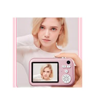 Y11 Pembe Dijital Fotoğraf Makinesi Çocuk Mini 1080P Hd Kamera Mp3 Çalar, O