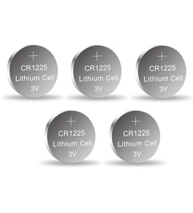 Yuma Cr1225 Süper Lityum 3v 5’li Kart Düğme Pil