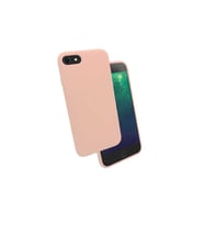 Apple iPhone 8 Uyumlu Kılıf Zore Silk Silikon (Pembe)