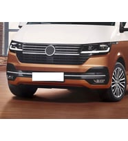 Volkswagen T6.1 Uyumlu Transporter Krom Ön Tampon Alt Izgara 4 Parça 2020 Ve Son (Karışık)
