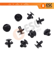 Fiat Suzuki Toyota Mitsubishi Mazda İçin 10 Adet Çamurluk Klipsi 90467 09164 MR 220501 9S9AK 07332