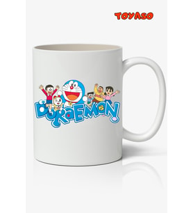 Doraemon - All Your Dream Anime Temalı Beyaz Kupa Bardak Sevgiliye Arkadaşa Hediye