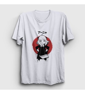 Presmono Unisex Beyaz Anya Forger Anime Spy X Family T-Shirt 316927tt