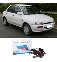 Mazda 121 Led Xenon Uzun + Kısa Far Ampulü H4 Ultimate Yeni Seri Beyaz