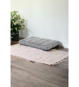 Lüks Kedi/Köpek Yatağı Minderi, Sertifikalı Kumaş, Kaymaz Altlık, Çıkarılabilir İç