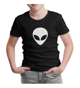 Alien Siyah Çocuk Tshirt