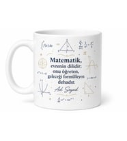 Lise Matematik Öğretmenine Denklemleri Çözen Deha Kahve Kupa Bardak Hediye