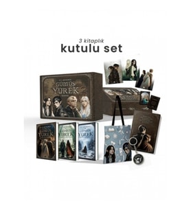 Gümüş Yürek Serisi - Üç Kitaplık Hediyeli Ciltli Kutu