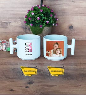 Anneye Hediye Kupa Bardak T Fotoğraflı Anneler Günü Doğum Günü Hediyesi