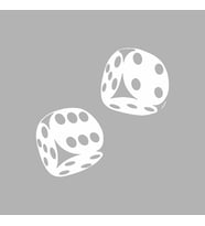 Zar Araba Sticker siyah 18x14 CM (Beyaz)