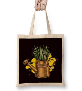 Gardener Gardening Garden Plants Watering Can Flowers Nature Bez Çanta Uzun Saplı
