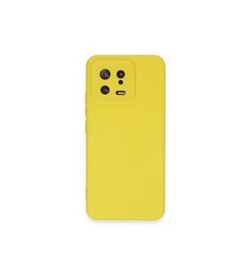 Çınarcık Dev Xiaomi Mi 13 Kılıf Nano içi Kadife Silikon - Pudra