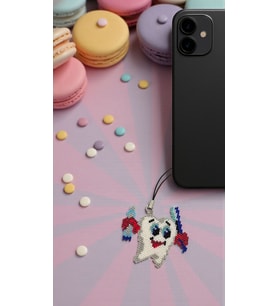 Miyuki Boncuk El Yapımı Diş Diş Macunu Diş Fırçası Telefon Çarmı - Charm (Çok Renkli)
