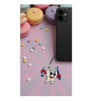 Miyuki Boncuk El Yapımı Diş Diş Macunu Diş Fırçası Telefon Çarmı - Charm (Çok Renkli)