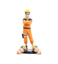 Anime Naruto Uzumaki 25 Cm Figür 3 Ayrı Kafa Birlikte
