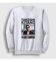 Presmono Unisex Beyaz Beat Takeshi Kitano Sweatshirt 368447tt