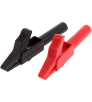 Ic-243B 4Mm Banan Jak Girişli Krokodil Catıı (2Li Takım Siyah-Kırmızı)