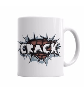 Crack Kupa Bardak Porselen
