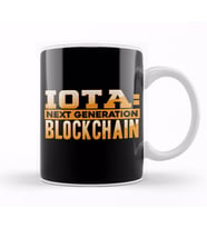 IOTA Next Generation Blockchain Cryptocurrency Kupa Bardak Porselen