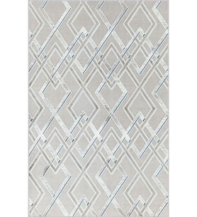 Eliana Home Baskılı, Yıkanabilir Kaymaz Taban Salon Halısı LNA0753 100x150 cm (Gri)