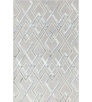 Eliana Home Baskılı, Yıkanabilir Kaymaz Taban Salon Halısı LNA0753 100x150 cm (Gri)