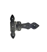Antika Tarz Dekoratif Pirinç Kuyruklu Düğmeli Menteşe No1 - 117x142 Mm, Oksit