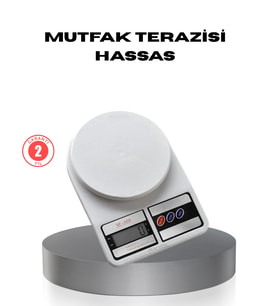 Hassas Dijital Mutfak Tartısı - 1g Doğruluk, Lcd Ekran, Otomatik Kapanma