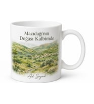 Mazıdağı Doğa Güzellikleri Mardin Hatırası Kupa Bardak Hediye