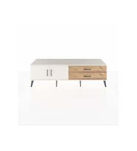 Hyperion TV Ünitesi Tek Raflı 2 Çekmeceli 2 Kapaklı 176x44x51 Aytaşı-Aytaşı/Çam