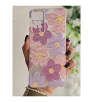 Xiaomi Redmi Note 11 PRO/Note 12 PRO 4G Uyumlu Pastel Renkli Çiçekler Desenli Şeffaf Telefon Kılıfı
