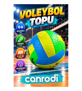 Dayanıklı Voleybol Antrenman Topu – Kaymaz Yüzeyli İç ve Dış Mekan Kullanımı