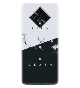 INFINIX Zero 8 Kılıf Resimli Silikon Kılıf Life and Death 1339