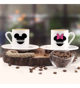 Mickey Cartoon İkili Kahve Fincanı