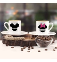 Mickey Cartoon İkili Kahve Fincanı