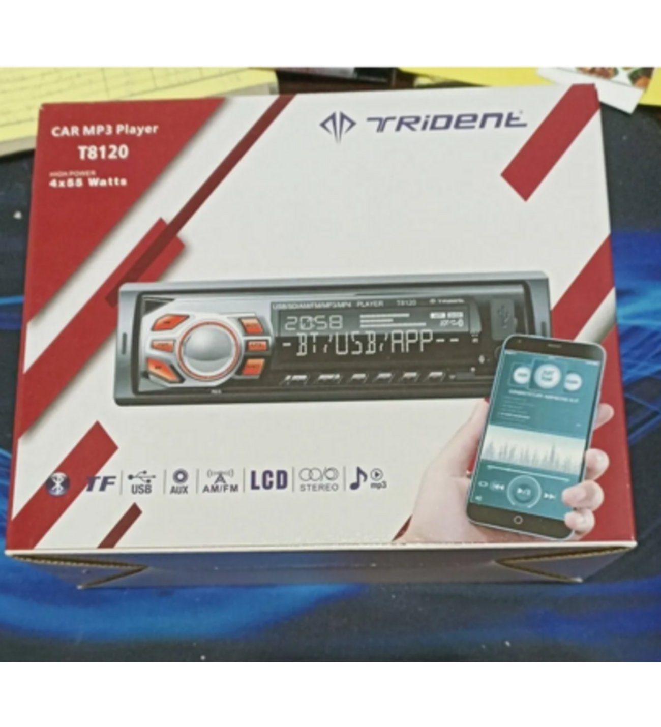 Trident T8120 4X55 Watt USB Sd Fm Bluetooth Oto Teyp