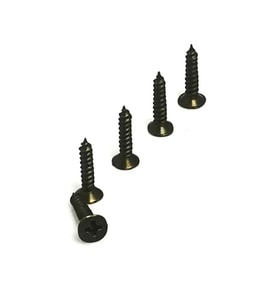 Klips, Menteşe, Ayak Vidası 2,2x7,5mm Çelik - Siyah 100 Adet