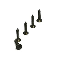 Klips, Menteşe, Ayak Vidası 2,2x7,5mm Çelik - Siyah 100 Adet