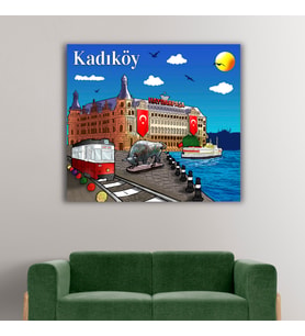 Kadıköy Tasarımlı Kanvas Tablo