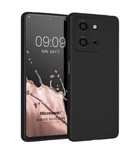 Microsonic Matte Silicone Vivo Y28 Kılıf Siyah