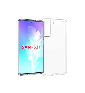 Samsung Galaxy S21 Uyumlu Kılıf Zore Süper Silikon Kapak (Renksiz)